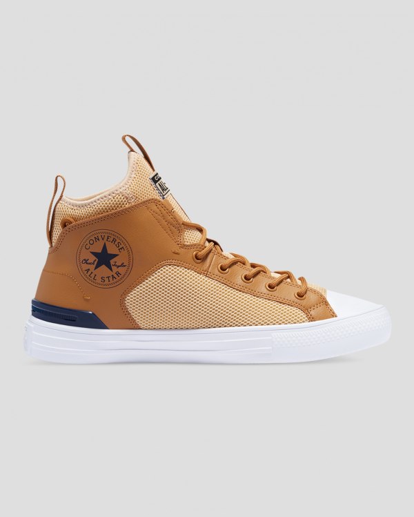 Converse Chuck Taylor All Star Ultra Brune Sko Danmark - Converse Mid Sneakers Herre - 20356QGRB